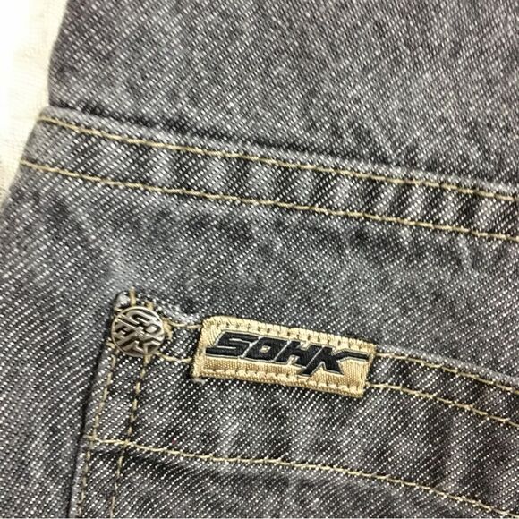 SOHK VTG Upcycled Shorts Size 12 ( Original Men's Size 36 ) - Picture 7 of 12